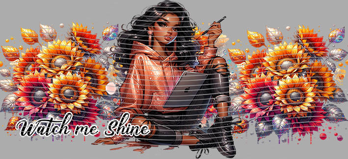 16oz Sunflower Girl-SU-424